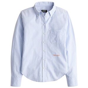 Holiday x J. Crew shrunken button-up shirt in broken-in cotton‎ oxford Size 0